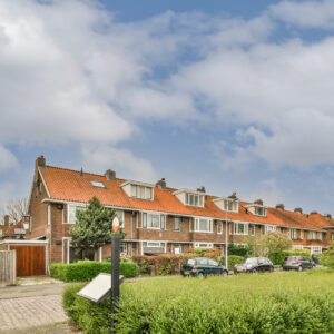 Straat met rijtjeshuizen